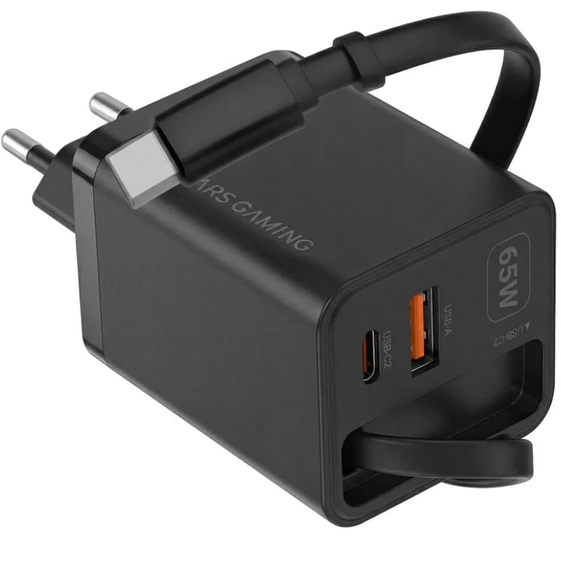 Cargador de Pared GaN Mars Gaming MD-GAN65R, foto 3