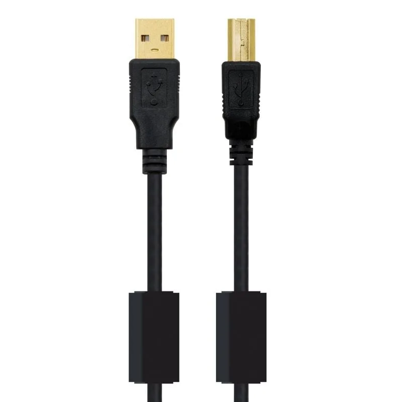 Cable USB 2.0 Impresora Nanocable 10.01.1205, foto 2