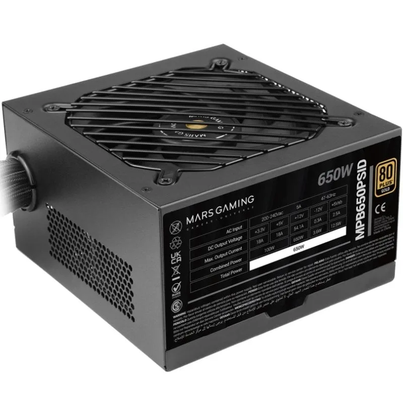Fuente de Alimentación Mars Gaming MPB650PSID, foto 5