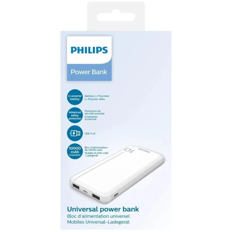 Powerbank 10000mAh Philips DLP1810NW/62, foto 2