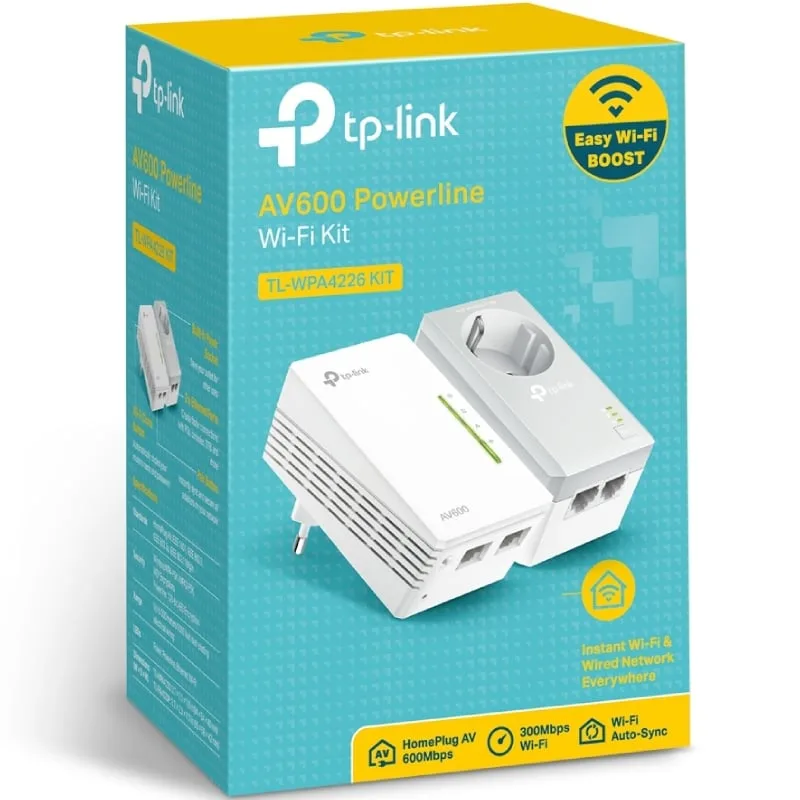 Adaptador Powerline TP-Link TL-WPA4226 KIT AV600 600Mbps, foto 4