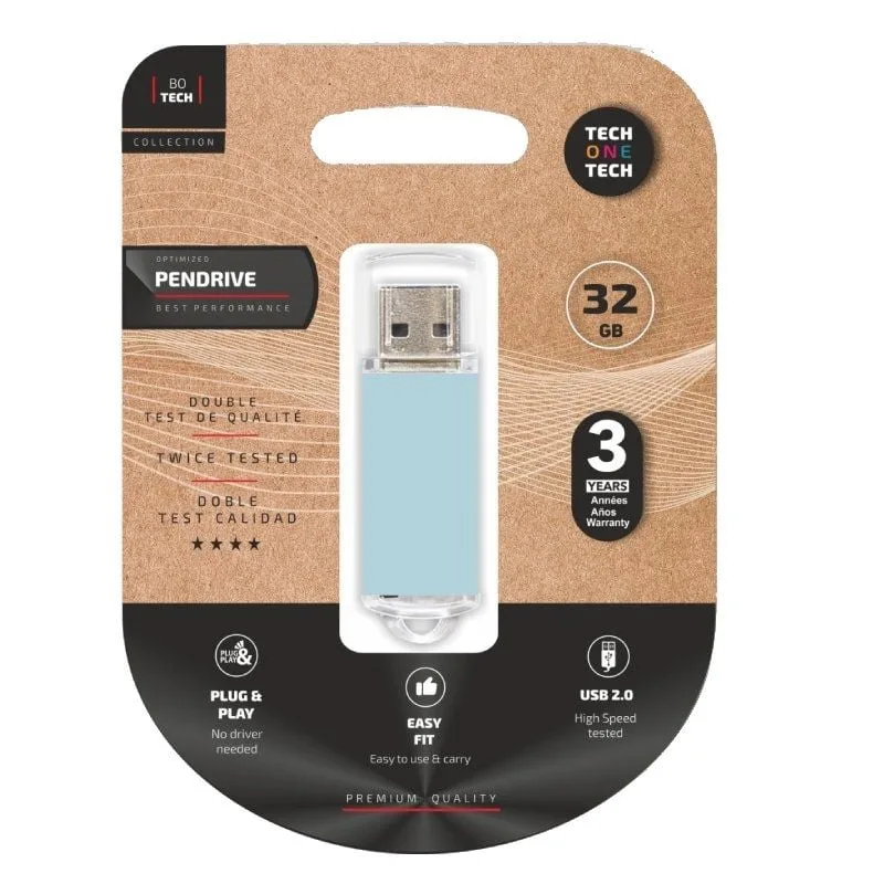 Pendrive 32GB Tech One Tech Basic USB 2.0