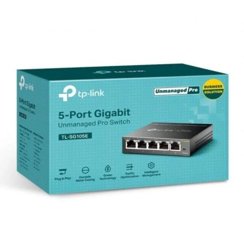 Switch TP-Link Easy Smart TL-SG105E 5 Puertos, foto 3
