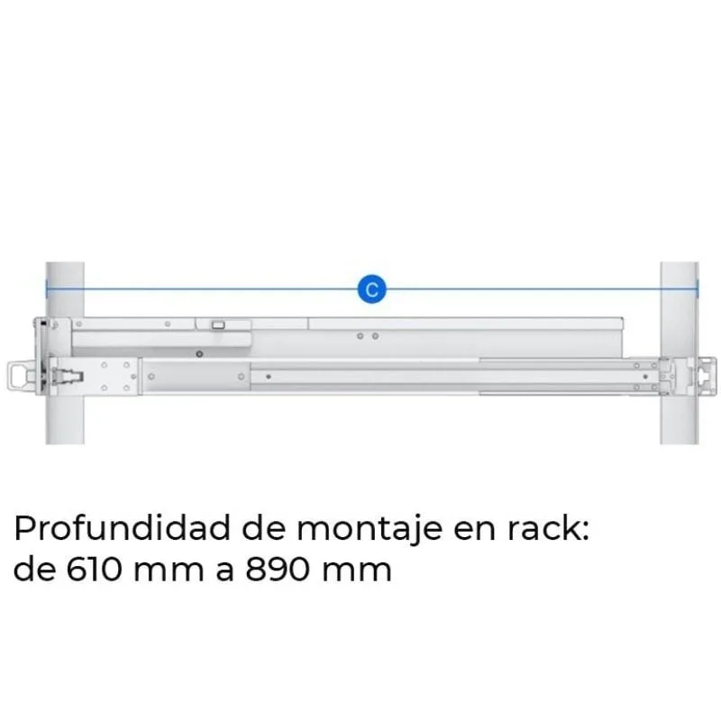 Kit de Railes deslizantes Synology RKS-02, foto 3