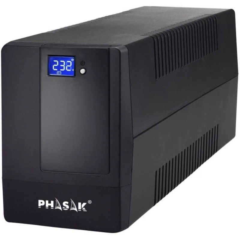 SAI Línea Interactiva Phasak 600 VA LCD