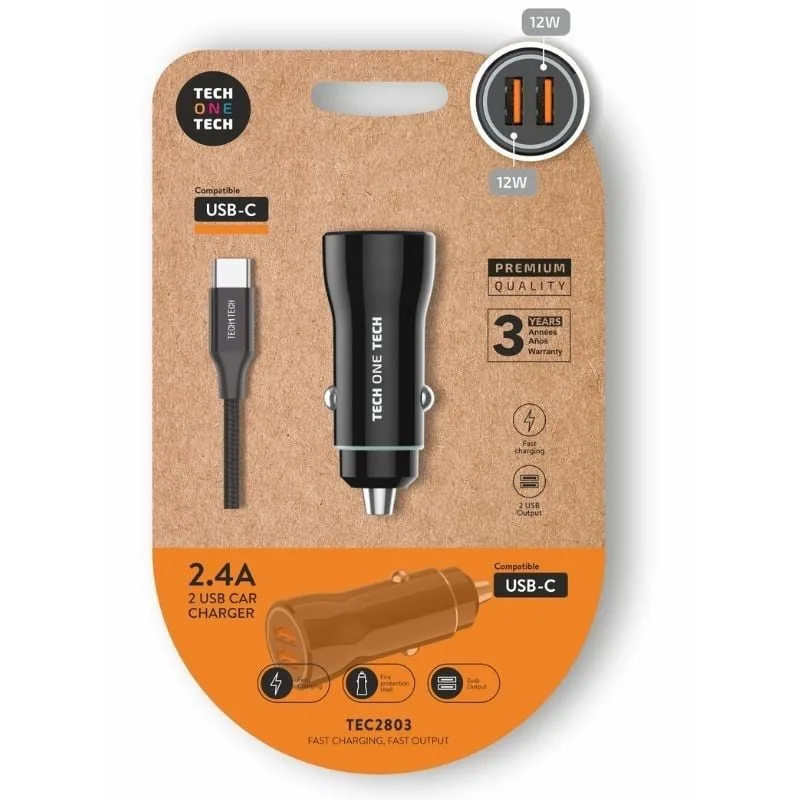 Cargador de Coche Tech One Tech TEC2803