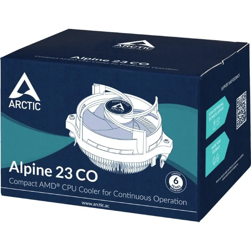 Ventilador con Disipador Arctic Alpine 23 CO, foto 5