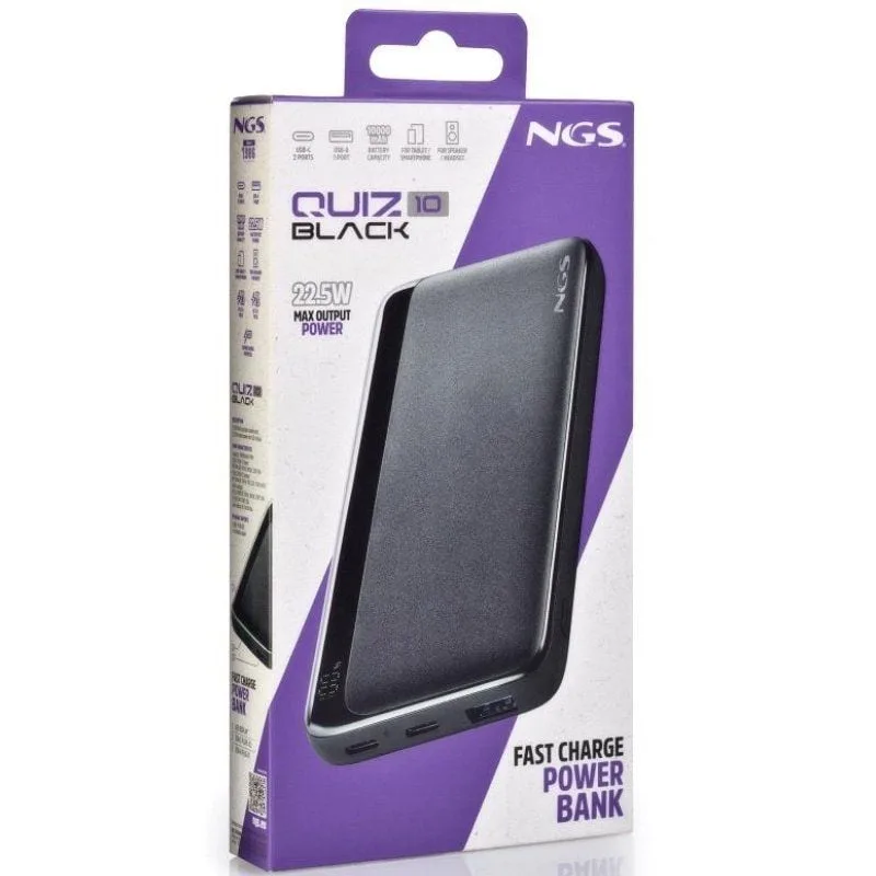 Powerbank 10000mAh NGS QUIZ 10, foto 4