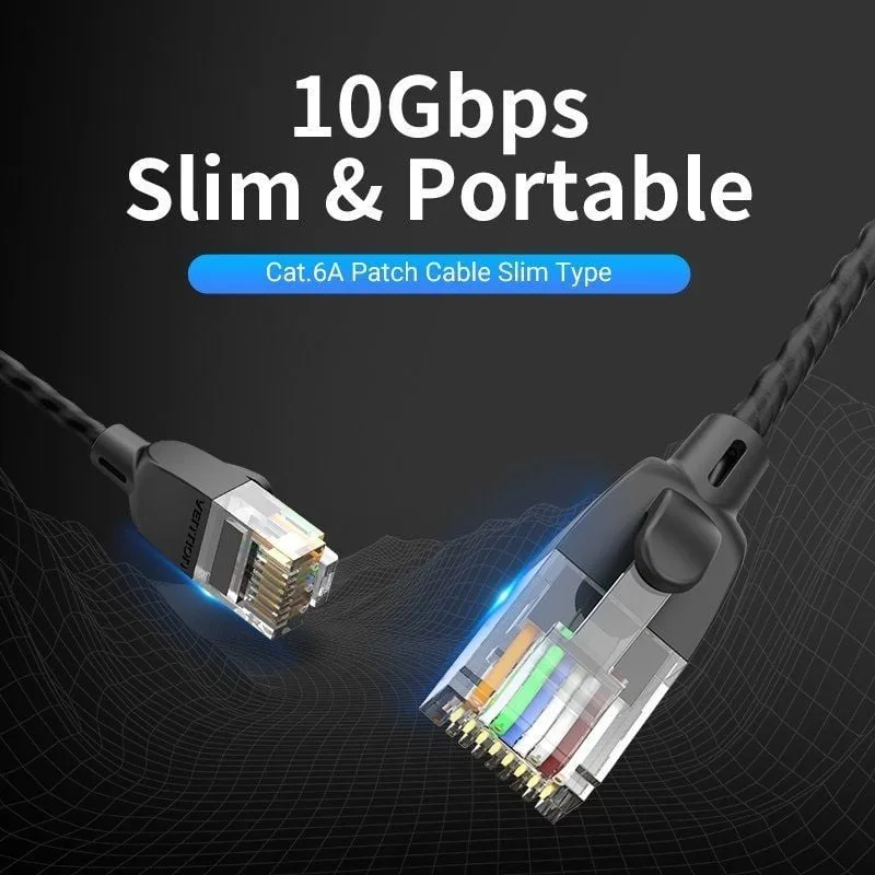 Cable de Red RJ45 UTP Vention IBIBH Cat.6A, foto 2