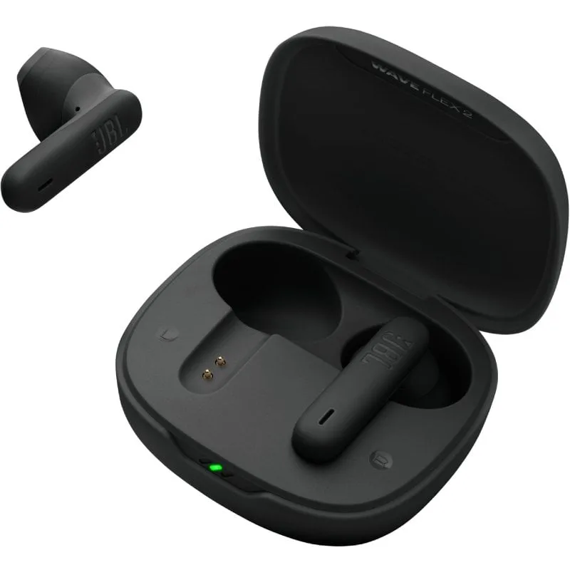 Auriculares Bluetooth JBL Wave Flex con estuche de carga, foto 2