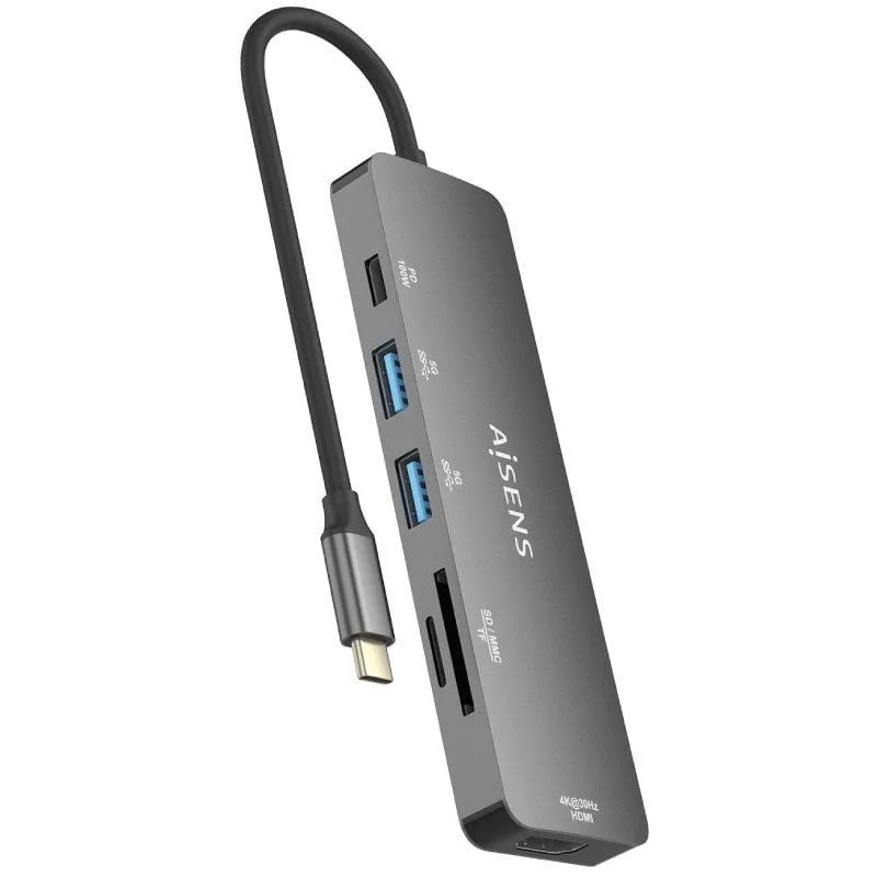 Docking USB Tipo-C Aisens ASUC-6P016-GR, foto 3