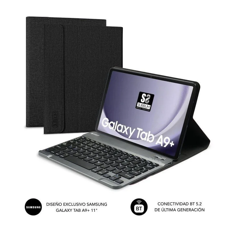 Funda con Teclado Subblim KeyTab Pro BT para Tablets Samsung Galaxy A9+