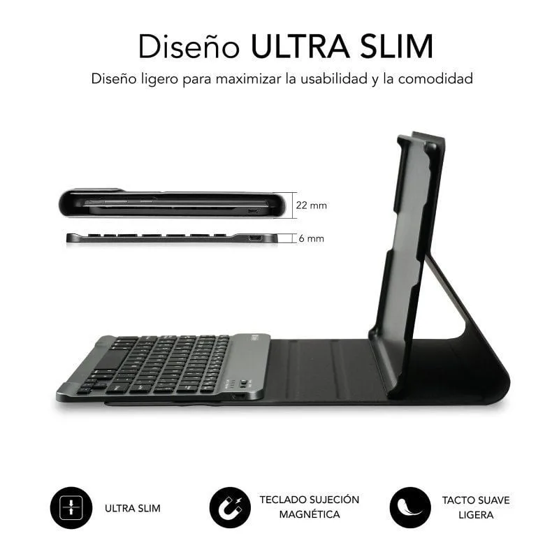 Funda con Teclado Subblim KeyTab Pro BT para Tablets Samsung Galaxy A9+, foto 3