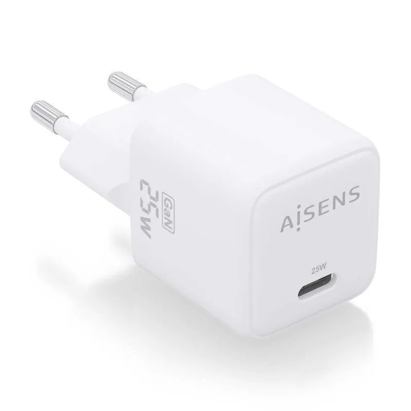 Cargador de Pared GaN Aisens ASCH-25W1P012-W
