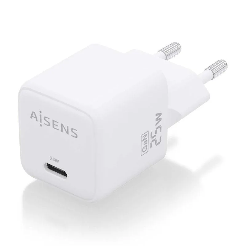 Cargador de Pared GaN Aisens ASCH-25W1P012-W, foto 2