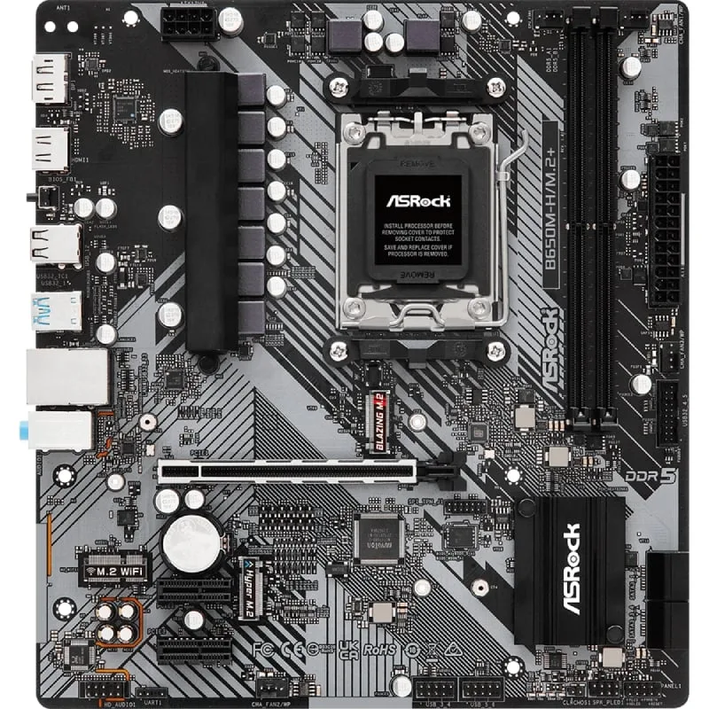 Placa Base Asrock B650M-H/M.2+, foto 2