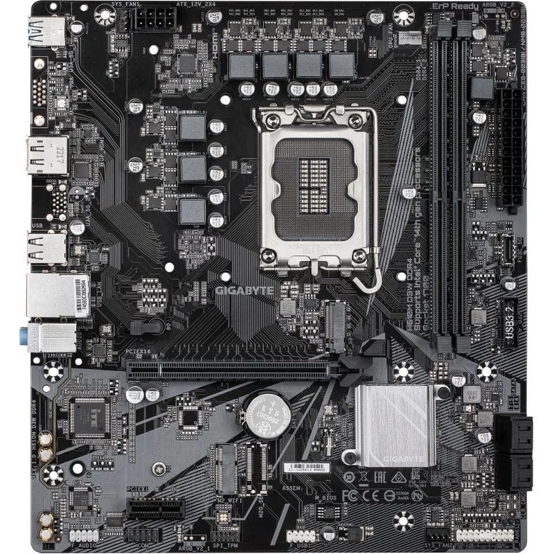 Placa Base Gigabyte H610M D3W DDR4 Socket 1700, foto 2
