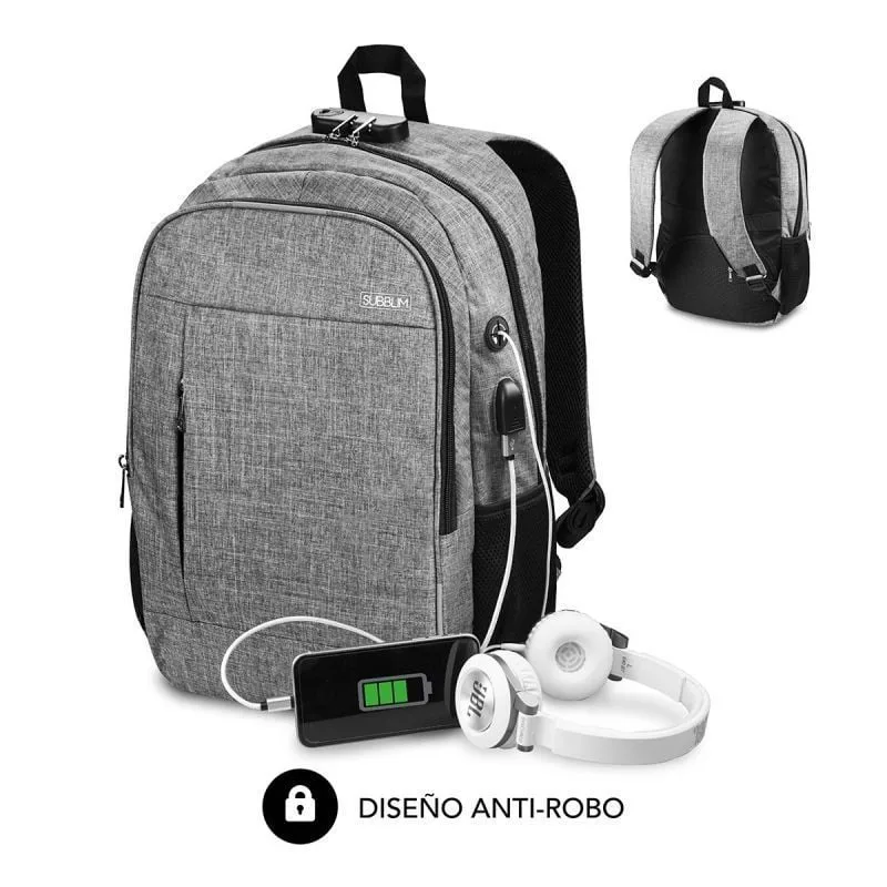 Mochila Subblim Urban Lock para Portátiles hasta 16"