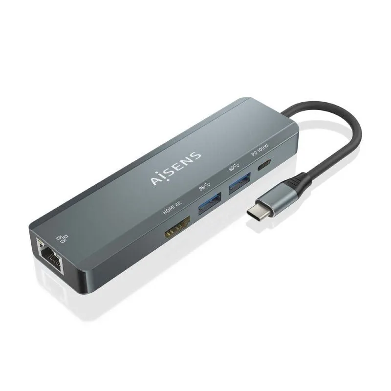 Docking USB Tipo-C Aisens ASUC-5P011-GR, foto 2