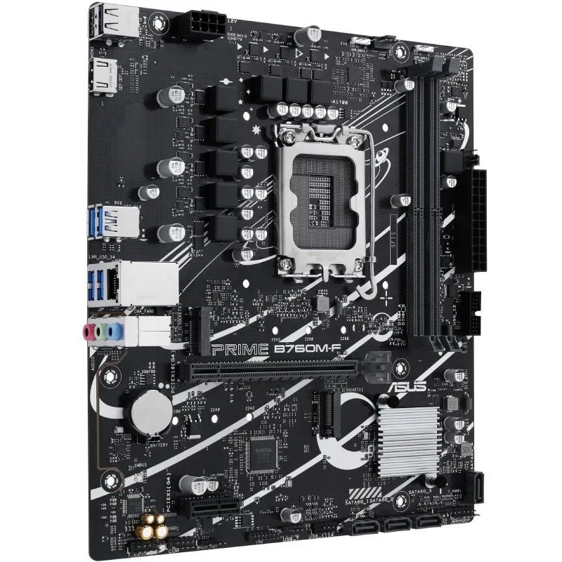 Placa Base Asus Prime B760M-F Socket 1700, foto 3