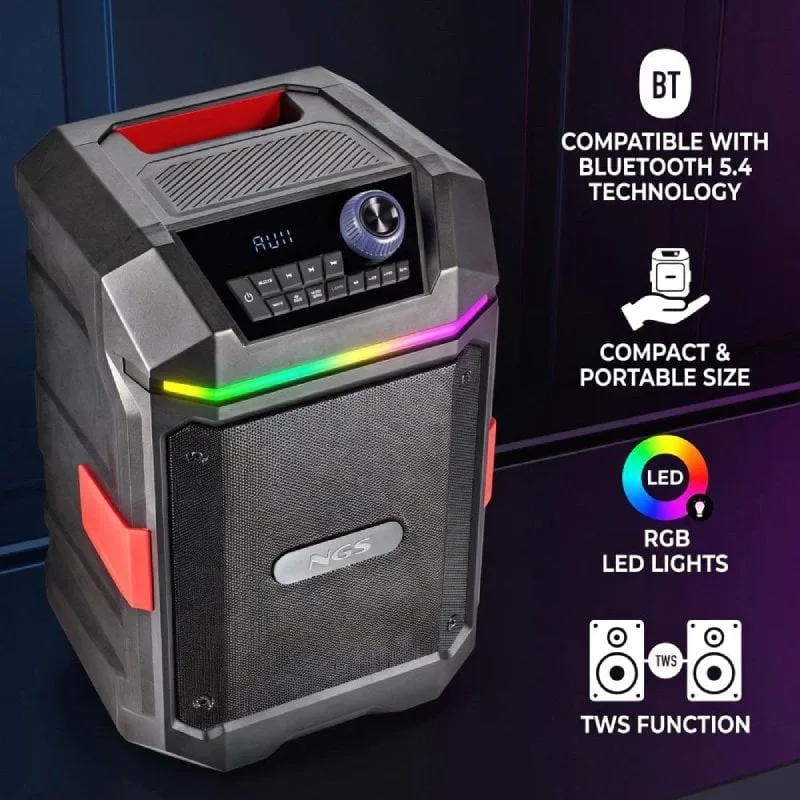 Altavoz Portable con Bluetooth NGS Wild Bash Compact, foto 4