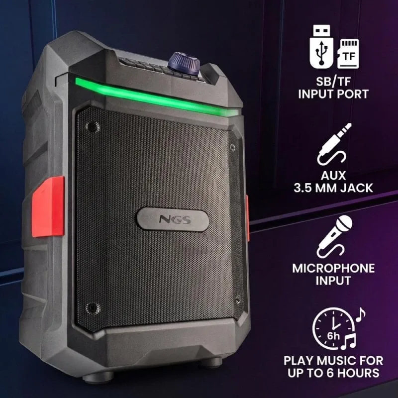 Altavoz Portable con Bluetooth NGS Wild Bash Compact, foto 5
