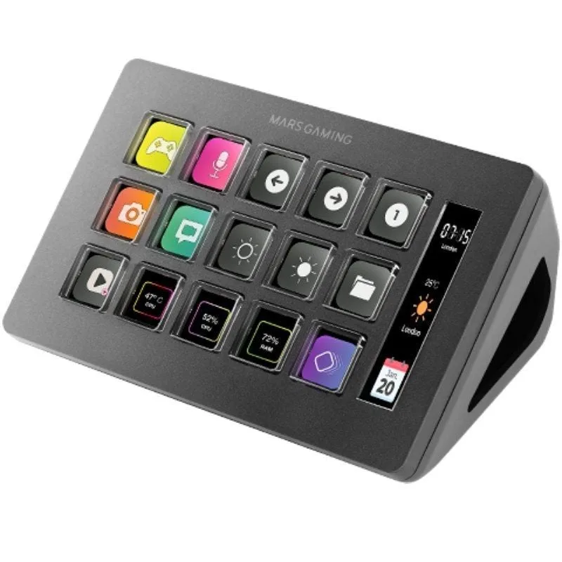 Stream Deck Slim Mars Gaming MSD-ONE