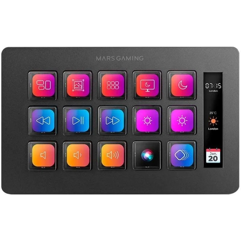 Stream Deck Slim Mars Gaming MSD-ONE, foto 3