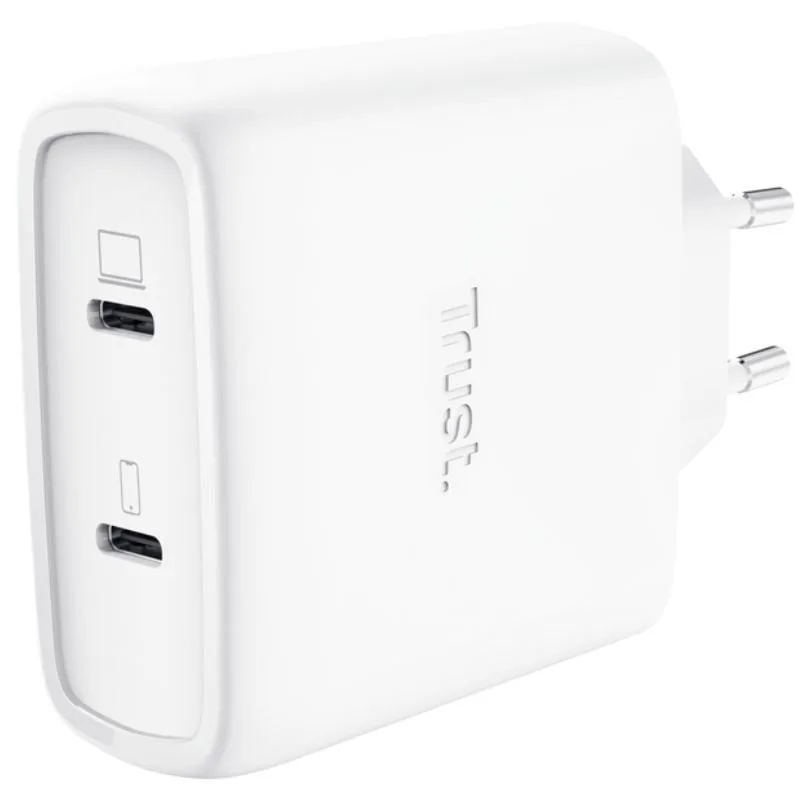 Cargador de Pared GaN Trust Maxo 65W 25526