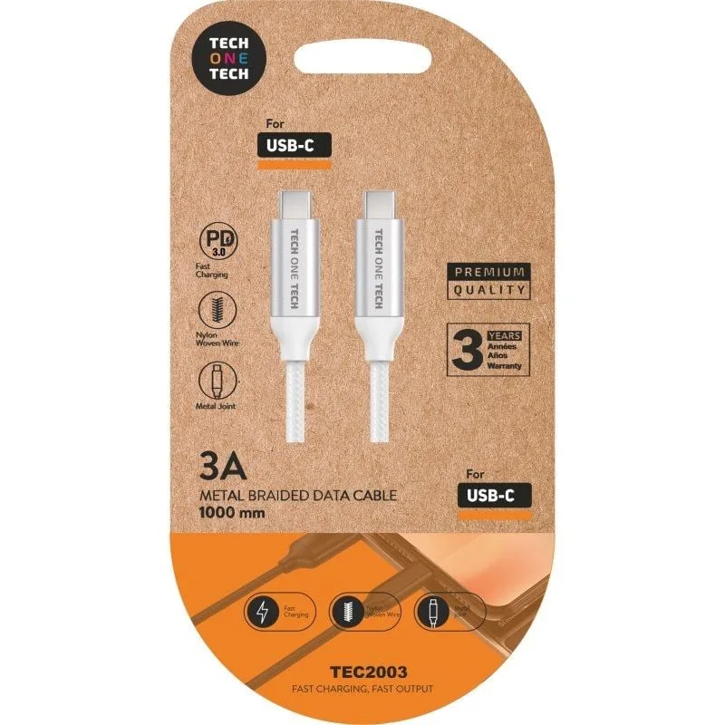 Cable USB 2.0 Tipo-C Tech One Tech TEC2204
