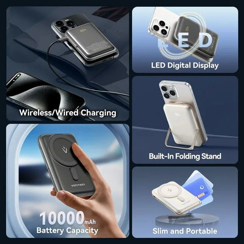 Powerbank 10000mAh Vention FHNW0, foto 3