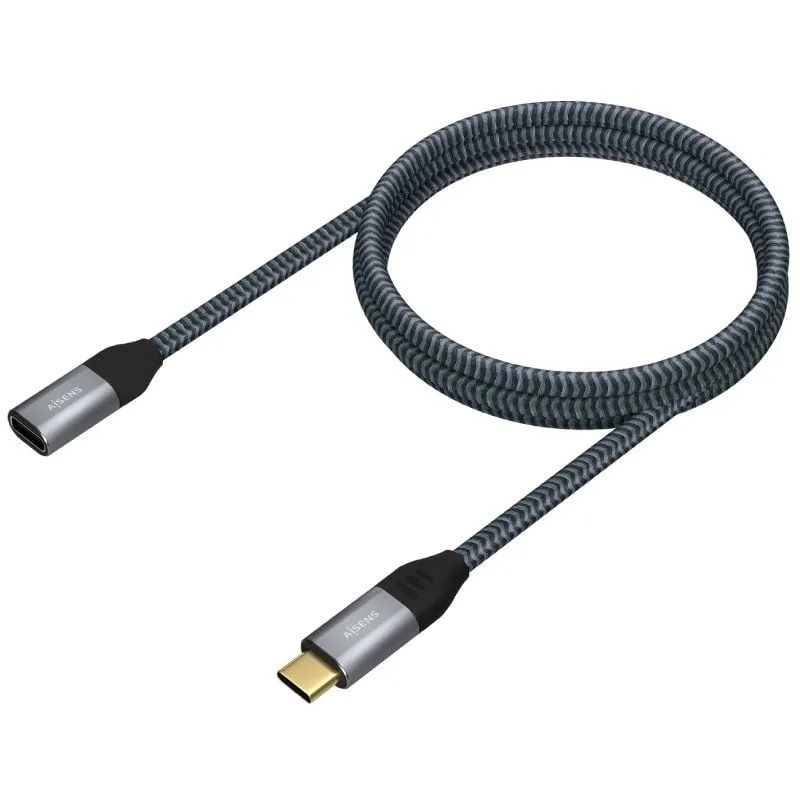 Cable Alargador USB 3.2 Tipo-C Aisens A107-0635 20GBPS 5A 100W, foto 2