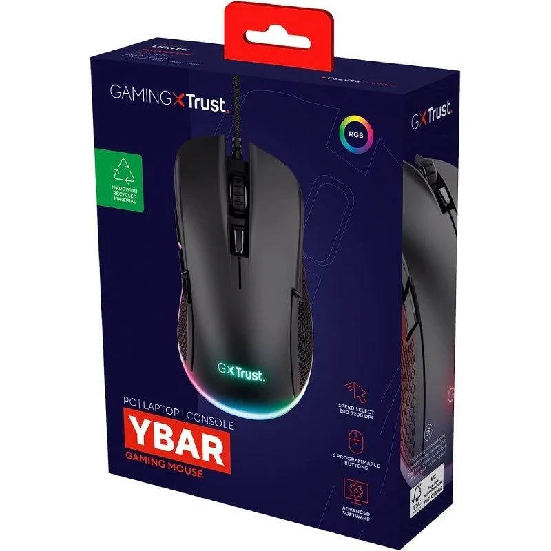 Ratón Gaming Trust Gaming GXT 922 YBAR, foto 5
