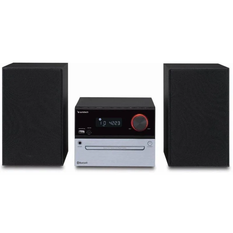 Microcadena con bluetooth Sunstech MIC200BTBK