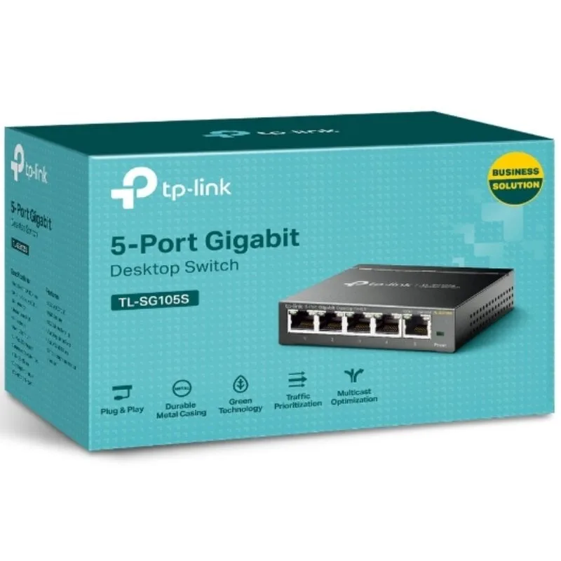 Switch TP-Link TL-SG105S 5 Puertos, foto 4