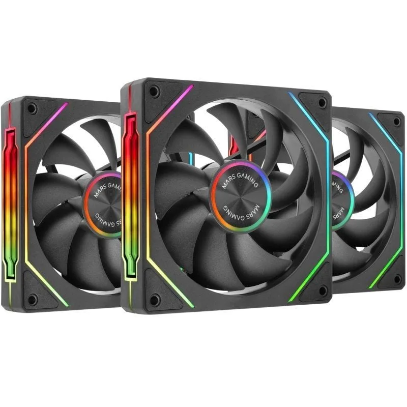 Pack 3 Ventiladores Mars Gaming MF-LINKFINITYKIT2