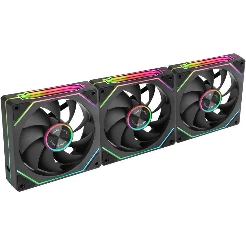 Pack 3 Ventiladores Mars Gaming MF-LINKFINITYKIT2, foto 2
