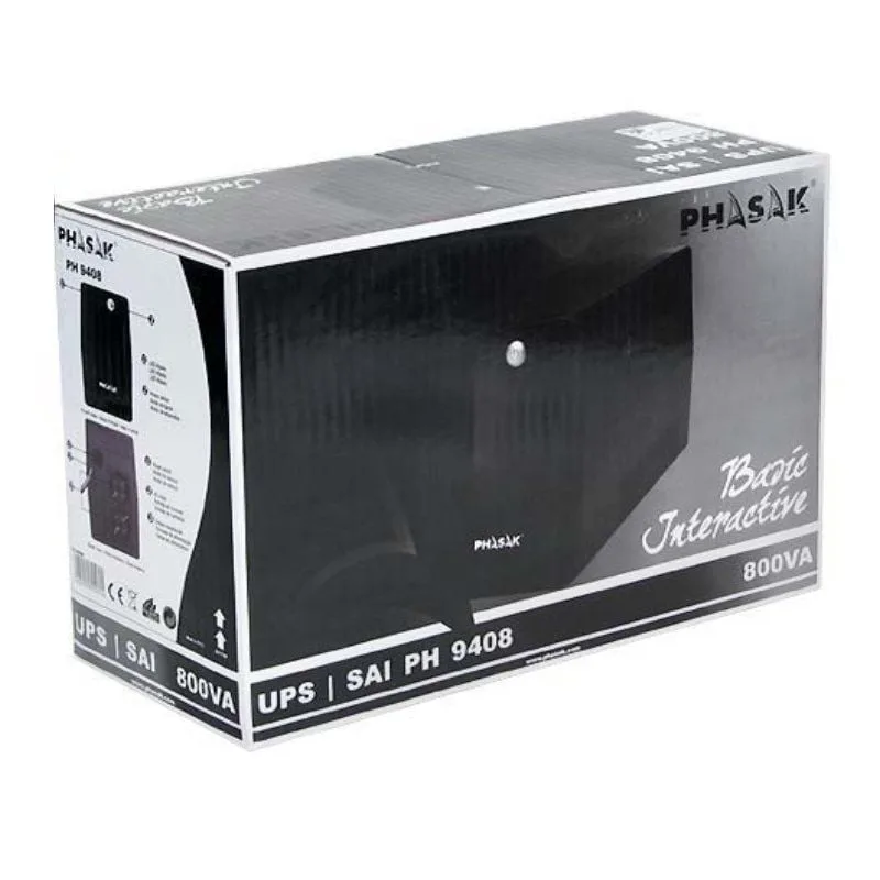 SAI Línea Interactiva Phasak Basic Interactive 800 VA, foto 4