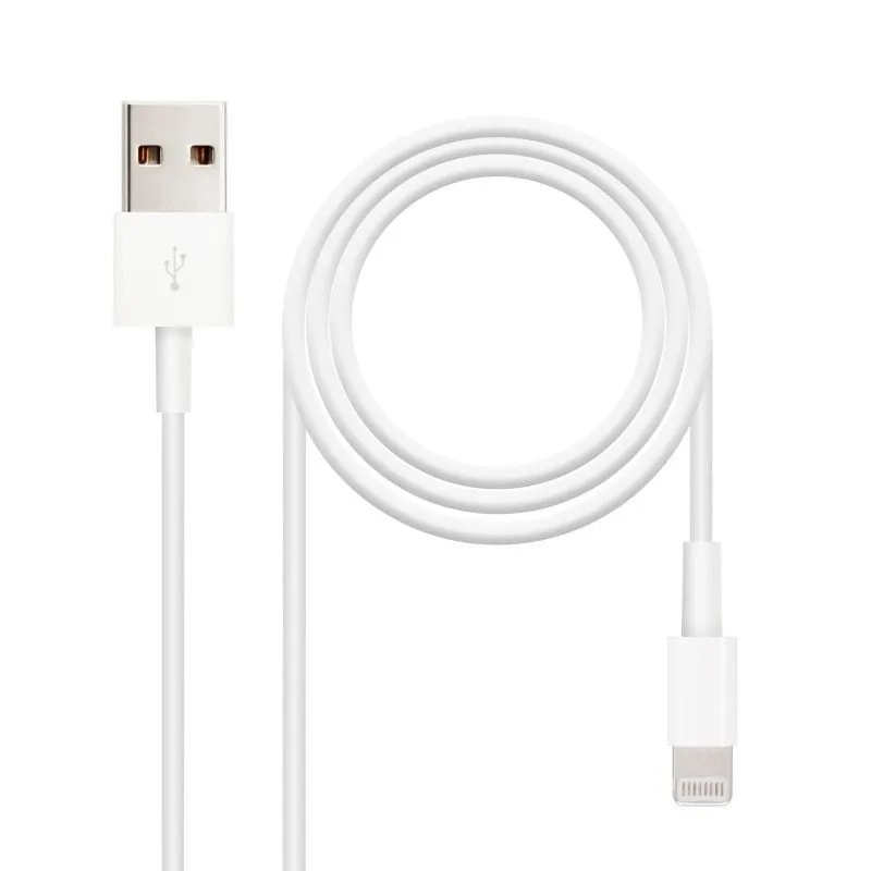 Cable USB 2.0 Lightning Nanocable 10.110.0401, foto 2