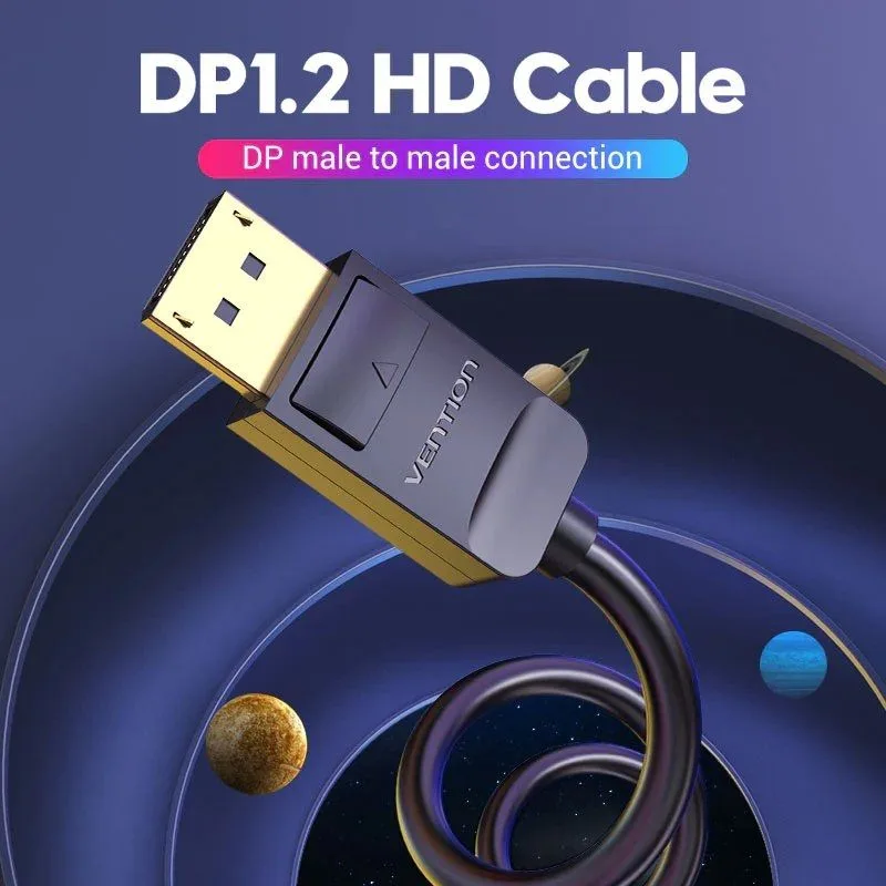 Cable DisplayPort 1.2 4K Vention HACBI, foto 2