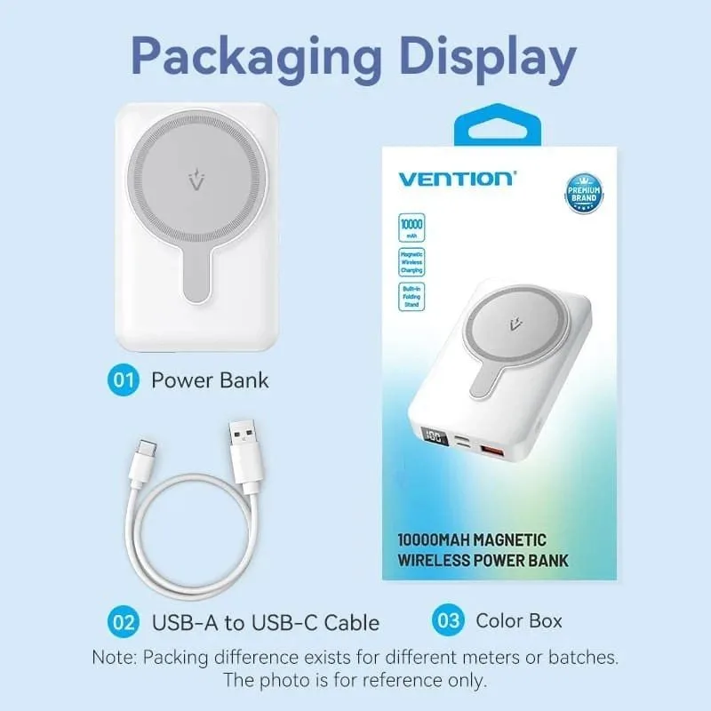 Powerbank 10000mAh Vention FHTW0, foto 3