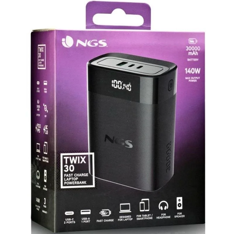 Powerbank 30000mAh NGS TWIX30, foto 4