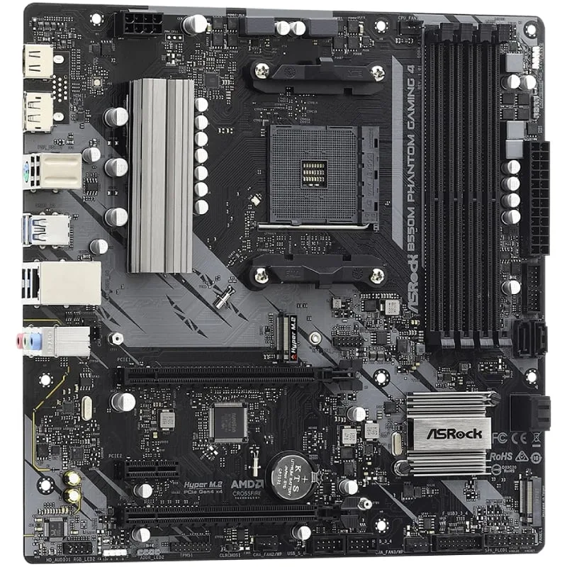 Placa Base Asrock B550M Phantom Gaming 4, foto 3