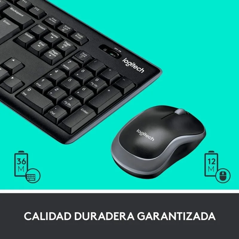 Teclado y Ratón Inalámbricos Logitech Wireless Combo MK270, foto 3