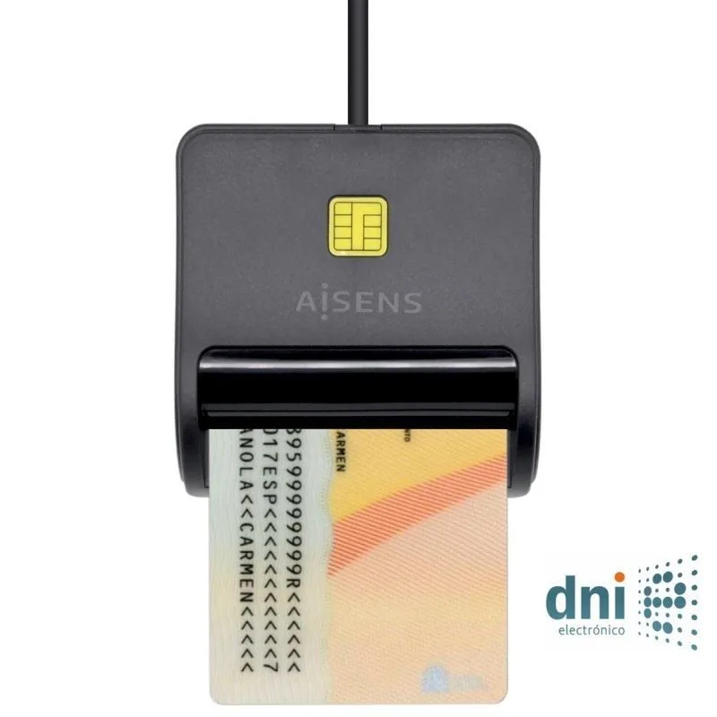 Lector de DNI Aisens ASCR-SN01-BK