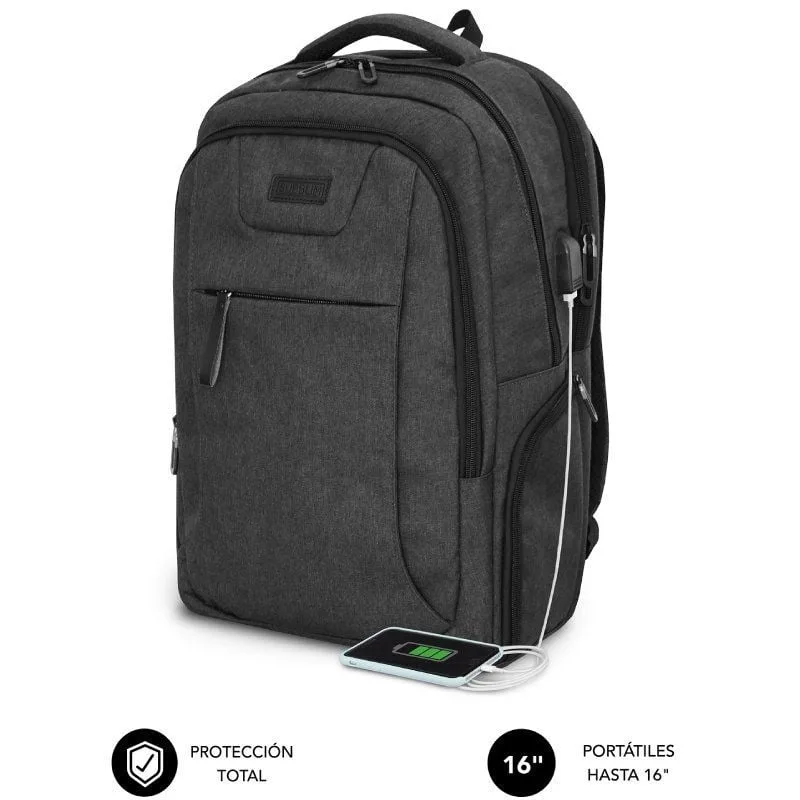 Mochila Subblim Professional Air Padding Backpack para Portátiles hasta 16"