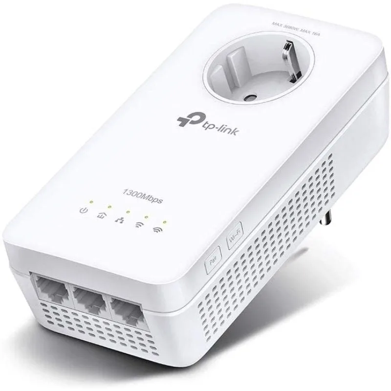 Adaptador Powerline TP-Link TL-WPA8631P 1300Mbps