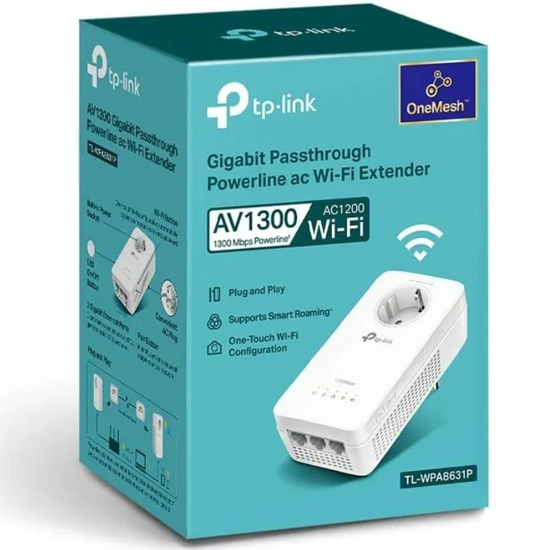 Adaptador Powerline TP-Link TL-WPA8631P 1300Mbps, foto 3