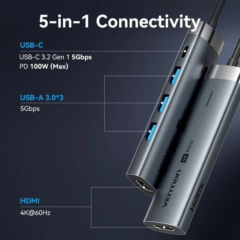 Docking USB Tipo-C Vention TGMHB, foto 2