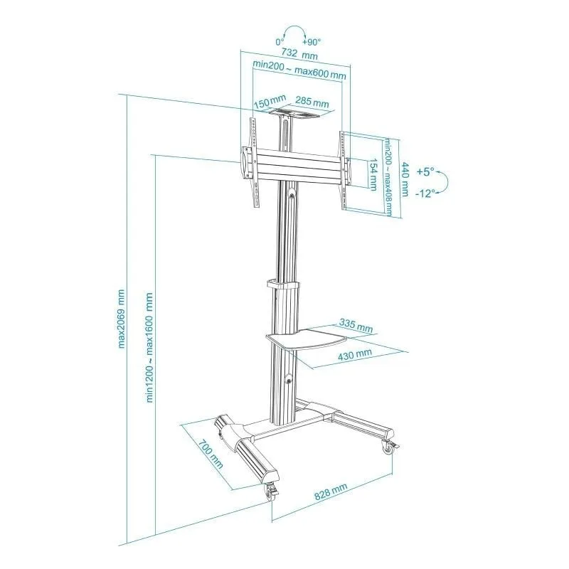 Soporte de Suelo Inclinable, foto 5